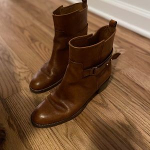 J. Crew Shoes - J.Crew Brown Leather Booties J. Crew Shoes - J.Crew Brown Leather Booties
